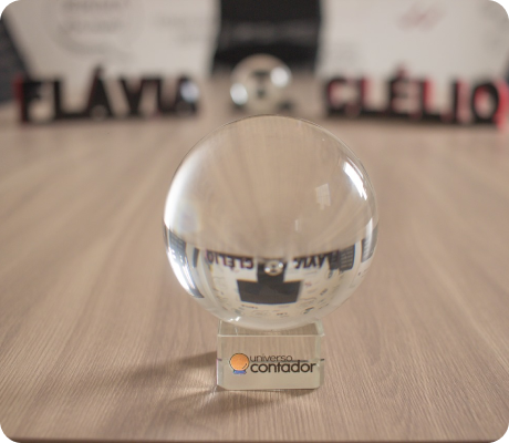 Globo Transparente da OnVale Contabilidade