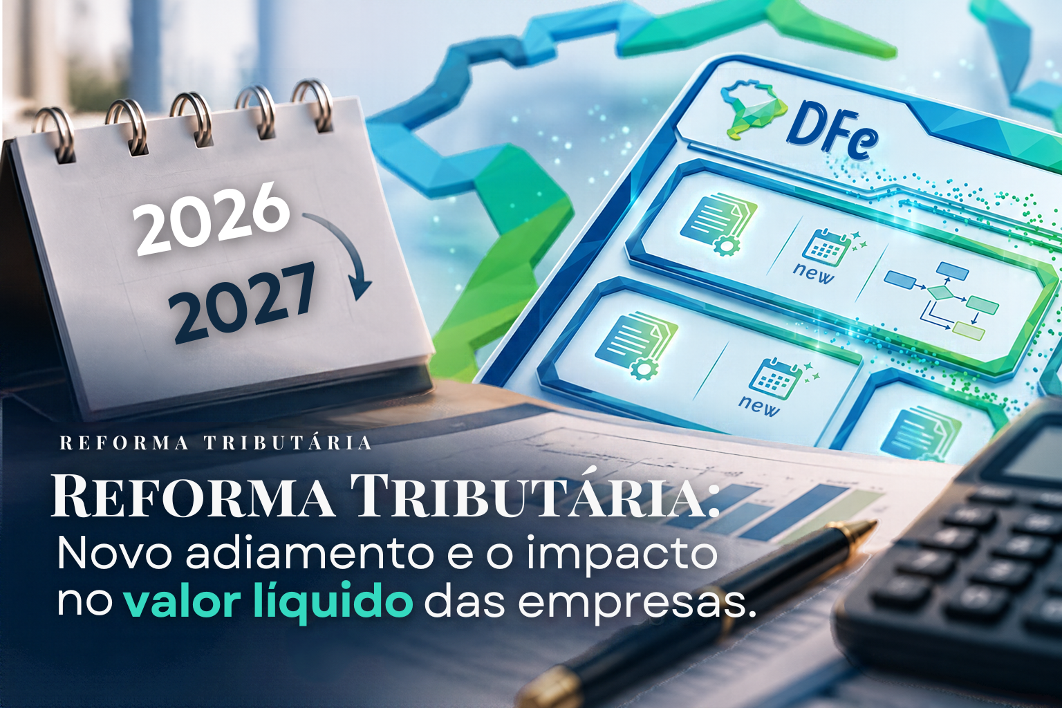 Reforma Tributaria Novo Adiamento em 2027